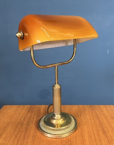 Vintage bankers desk lamp - bankers,