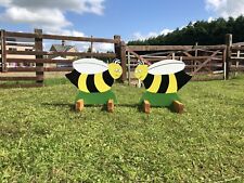 Horse & Pony Bumblebee Show Jump Fillers. Pair