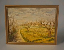 Vintage Oil On Canvas Paint