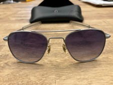 American Optical Aviator  Gunmetal AF 52[]20 Gray Glass Lenses - Not Randolph