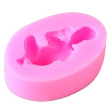 3D Sleeping Baby Fondant Mould Topper Soap Sugar Craft Cake Decorating Tool pj