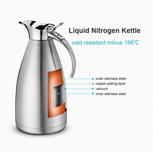 Liquid nitrogen kettle - kettle, for