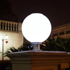 Stainless Steel Solar Cell Pillar Lamp Solar Post Lamp  For Garden Villa Pillar