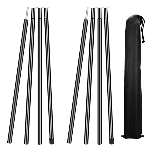 Telescopic tent tarp poles - telescopic,