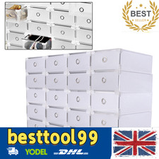 20X Clear Plastic Shoe Storage