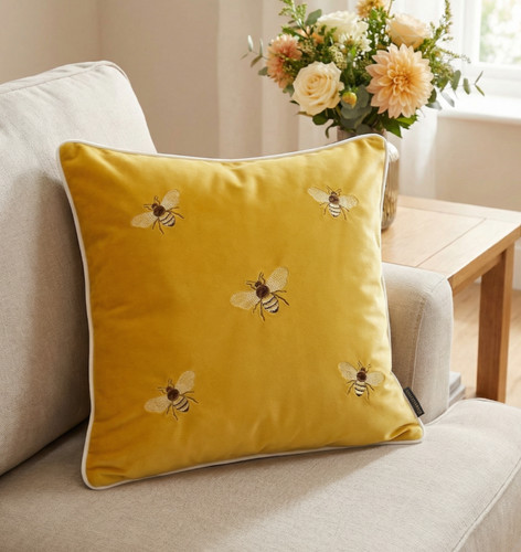 Yellow velvet bee - velvet,
