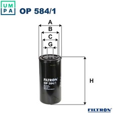 OIL FILTER OP 584/1 FOR