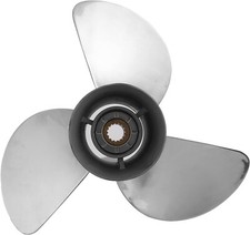 EVINRUDE JOHNSON 90HP 115HP 140HP STAINLESS STEEL OUTBOARD PROPELLER 13 1/2 X 15