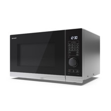 SHARP Microwave Oven with 1000W Grill 900W 25L Semi Digital Control YC-PG254AU-S