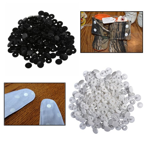 Kam snaps plastic - snaps, black