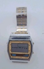 Vintage timex q quartz lcd chrono alarm timer 35mm digital watch Parts Or Repair