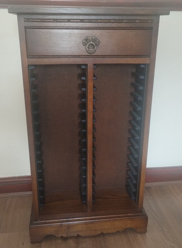 Vhs cabinet vintage tudor - cabinet,