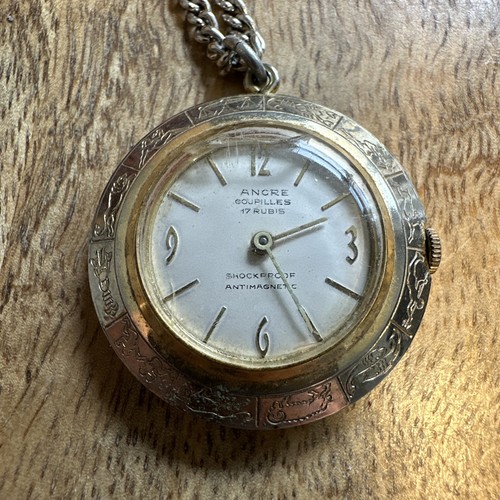 Vintage zodiac pendant watch - vintage,