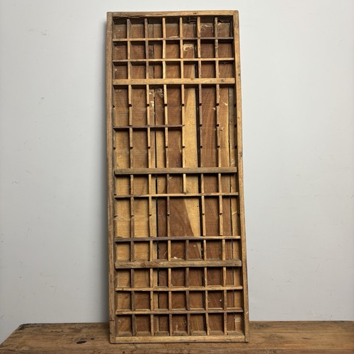 Vintage wooden printers - wooden, tray