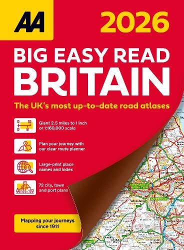 Big easy read atlas - easy, britain