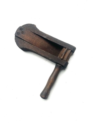 Vintage wooden football rattle - wooden,