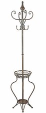 Antique Coat Rack Iron Shabby