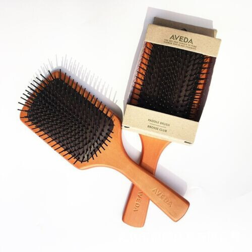 Aveda wooden hair paddle brush - wooden,