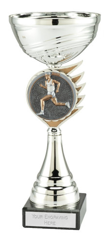 Male runner trophy cup track - male,