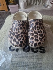 Ladies Crocs Platform Leopard And Stone UK 8