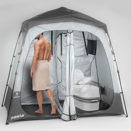 Deluxe camping shower tent - deluxe,