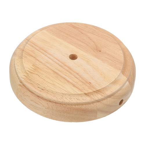 Wooden lamp base - 6.5"x1.3",