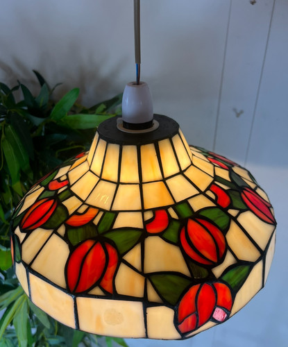 Vintage tiffany style - tiffany, cream