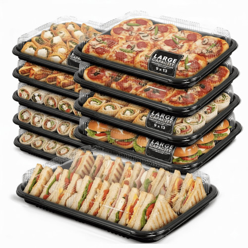 Pack sandwich platter trays - 3,