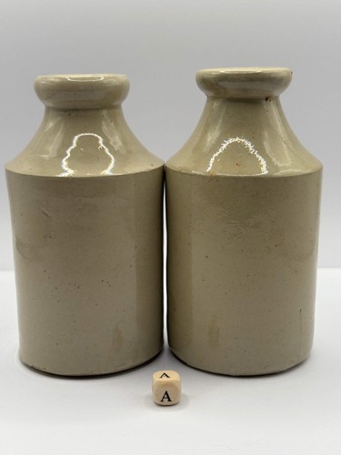 Old white stoneware - old, bottles