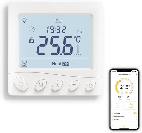 Moes wifi smart - moes, thermostat