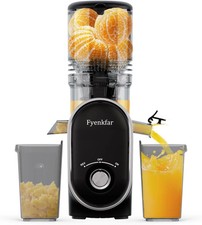 Cold Press Slow Masticating Fruit Juicer. Whole Food Juicing Machine 300w