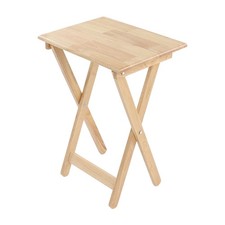 Tables Classic TV Dinner Folding Trays With Storage Rack Tray Table Set Wooo