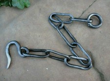 24" Antique Wrought Iron Hook