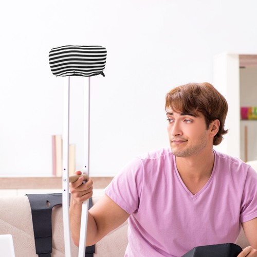 Reusable crutch cover - reusable, compact