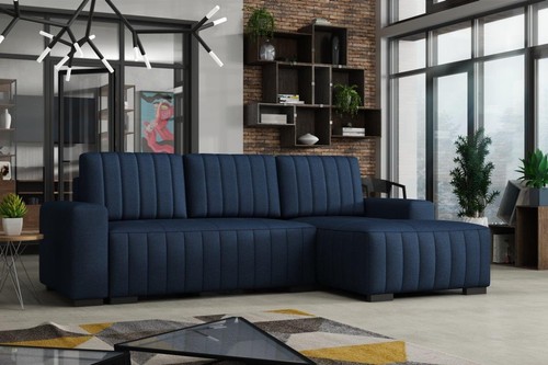 Corner sofa bed hugo with - db,