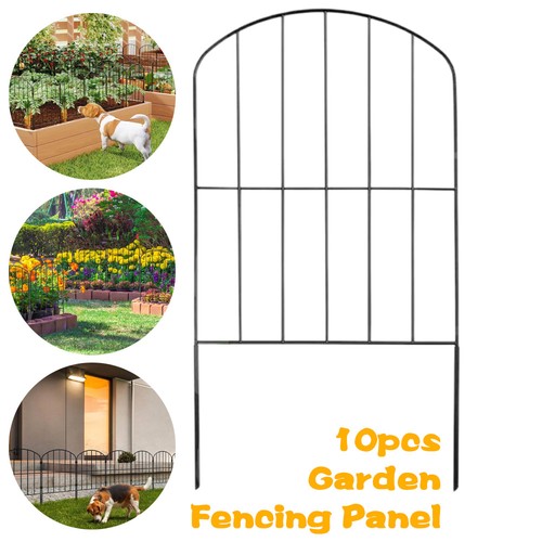 10x metal garden fencing - metal,