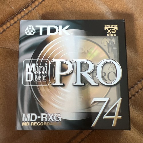 Tdk pro mini disc rxg - tdk, md