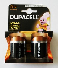DURACELL DURALOCK 2 X D 1.5V