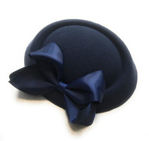 Big bow pillbox - wedding, hat