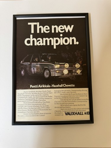 Framed vauxhall chevette - framed,