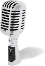 Pyle Classic Retro Dynamic Vocal Microphone, Old Vintage Style Unidirectional