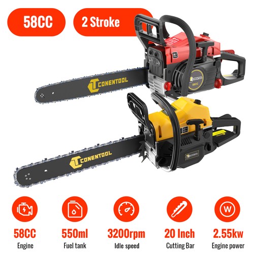 2550w 58cc petrol chainsaw - petrol,