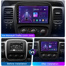 Android 13 Radio Sat Nav Stereo Radio For Vauxhall Vivaro B Renault Traffic MK3