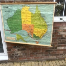 Vintage Chas Scaly School Map