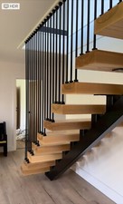 Modern Staircase - Mono Stringer - Single Spine - Central Spine