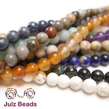Natural 6mm Gemstone Beads -