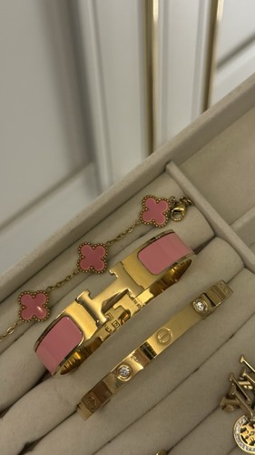 Pink and gold - pink, stack