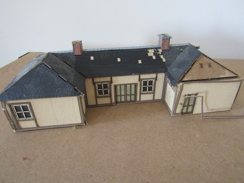Model railway cardboard - model,