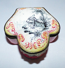 GEORGIAN BILSTON ENAMEL & GILT