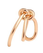 Ladies KNOT Effect HALF RING Lightweight GOLD Tone | XSmall 49mm